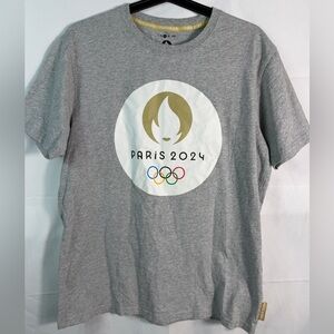 2024 Paris Summer Olympics Official T-Shirt Gray mens Large